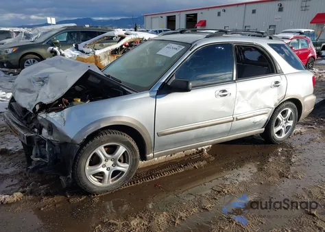2003 Subaru Impreza Outback Sport from USA, damaged, VIN JF1GG68543H813138